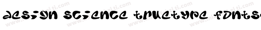 design science truetype fonts字体转换